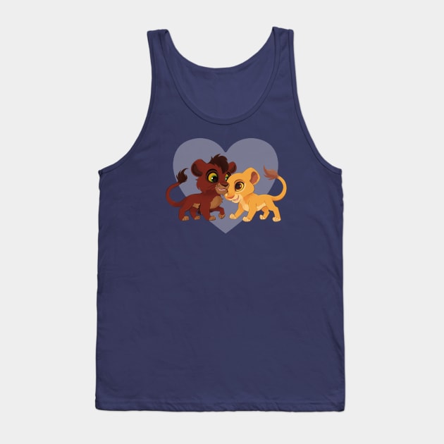 Kovu and Kiara Tank Top by sophieeves